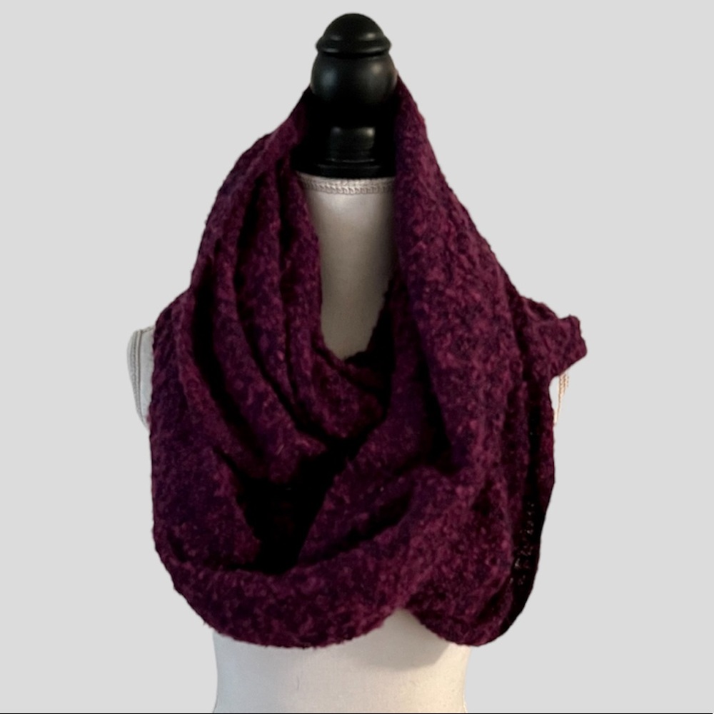 Purple Anthropologie Infinity Scarf